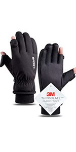 Finger twisted touchscreen gloves