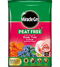 Miracle-Gro Peat Free Premium Rose, Tree & Shrub Special Plants Compost