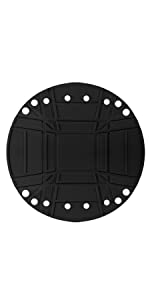 Black thermal insulation mats Foldable bowl