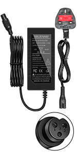 hoverboard charger uk 3 pin