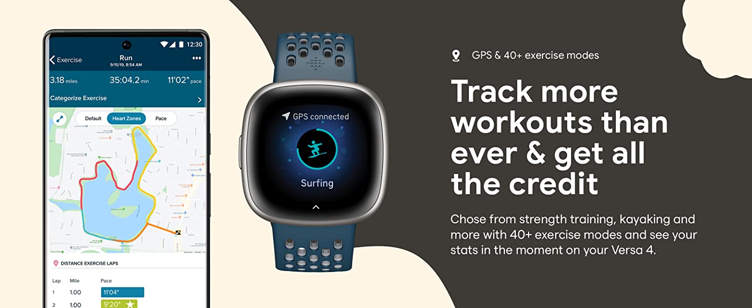 GPS, smart watch, Fitbit