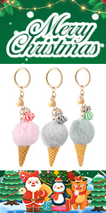 Ice Cream Keychain