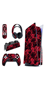 Black Red Camouflage