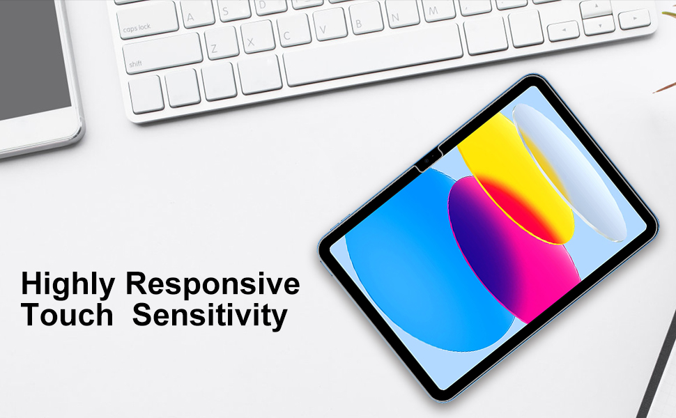 Screen Protector for ipad 10th Generation 10.9-Inch, 2022 Model, 10th Gen 9H Tempered Glass Film