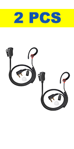 G Shape Walkie Talkie Earpiece