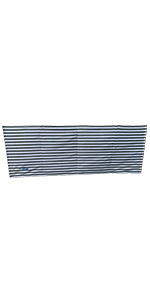Charcoal 5 Pole Wooden Windbreak