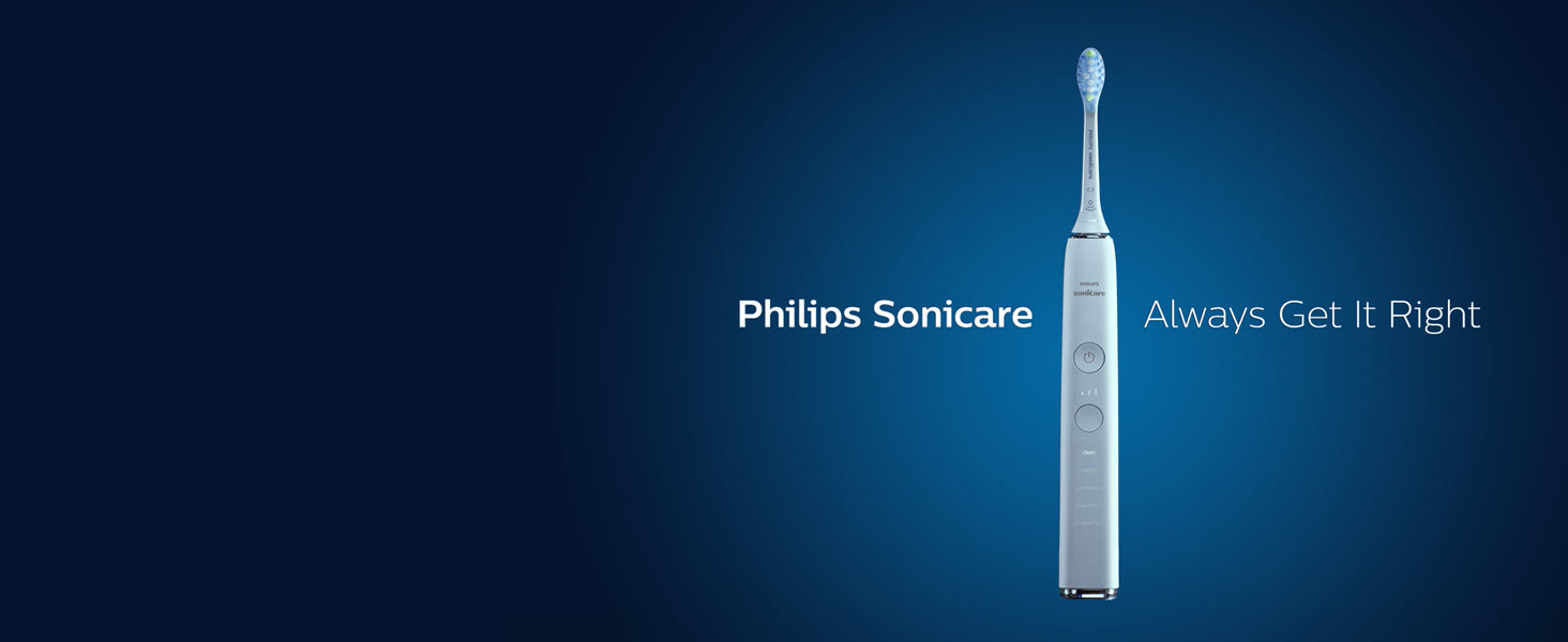 Philips Sonicare, designed to glide smoothly along the gum line for a gentle and effective clean