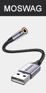 USB to 3.5mm audio adapter