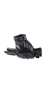 Winter Warm Leather Gloves 