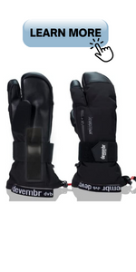 Three-finger Ski Gloves