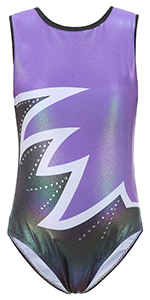gymnastics leotards purple