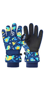Ski gloves for children