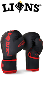 boxing gloves men red
