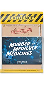 Murder Case File Mystery Folder Crime Solve Detective Game Fun Police Hunt Play Party