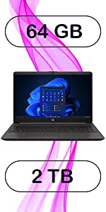 hp 250 g9 i7 64gb 2tb