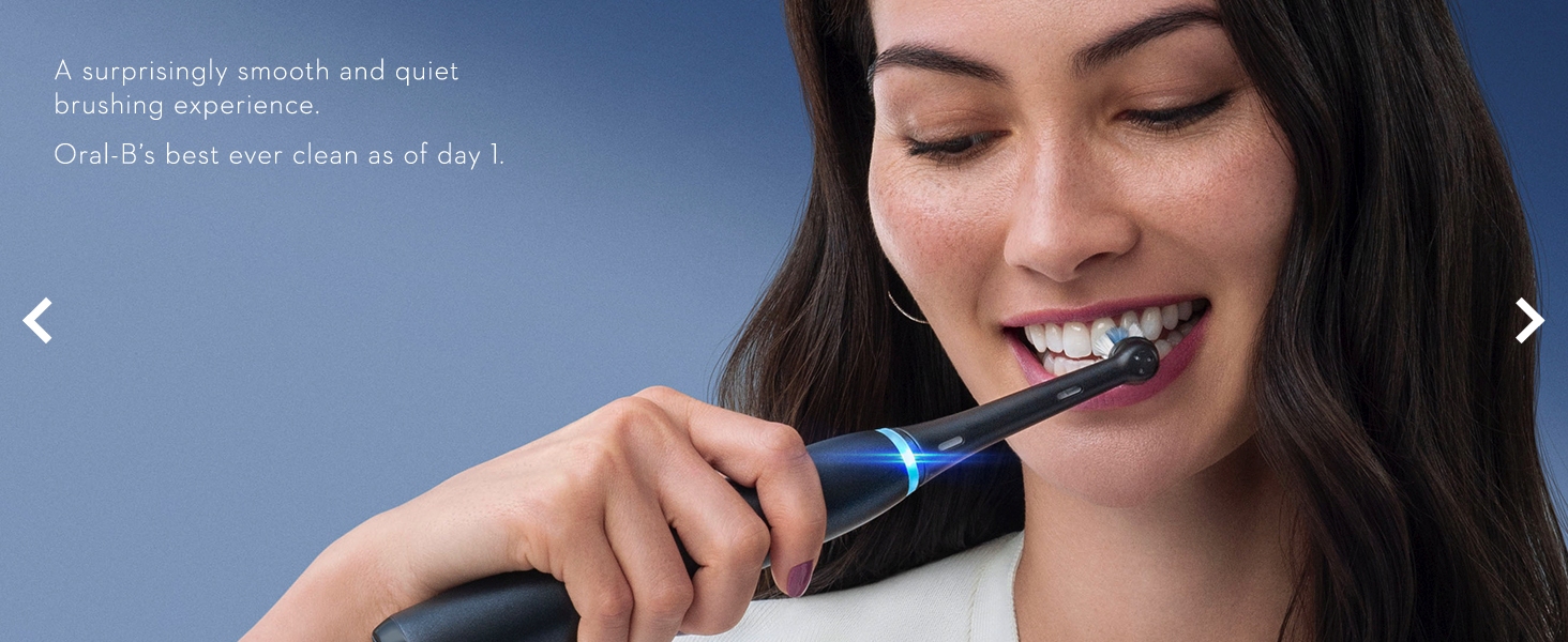 Oral-B iO8 smooth and quiet brushing experience