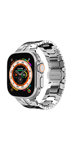 apple watch 8 strap stainless steel