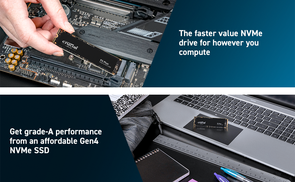 Crucial P3 Plus NVMe SSD