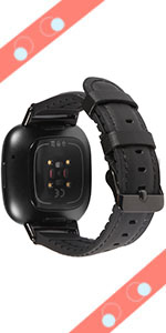 compatible with fitbit versa 3 strap black