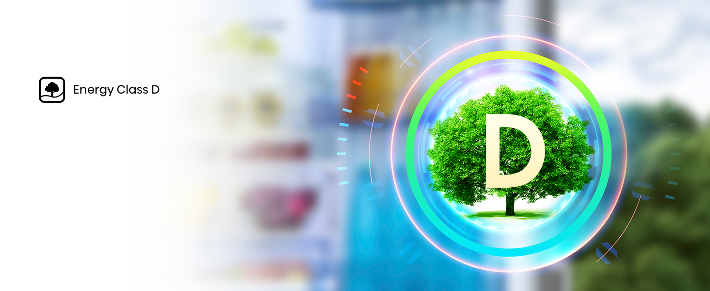 The fridge delivers lower energy consumption, reduce electricity bill.