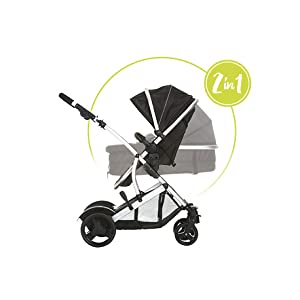 Duett 2, sibling stroller, Single and double stroller, mono and duo, from birth