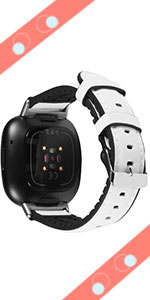 compatible with fitbit sense strap white