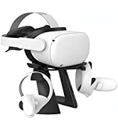 [Upgraded Version] KIWI design VR Stand Accessories Compatible with Quest 2/Quest 1/Rift S/Valve ...