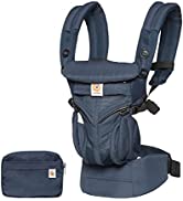 Ergobaby Omni Breeze Carrier for Newborns, from Birth to 20.4 kg, 4 Positions, SoftFlex Mesh, Erg...