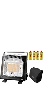 Equipped with a safety shut-off valve so the gas space heater is safe for you. Four-step ignition