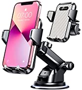 VANMASS Car Phone Holder 2022, [60+ LBS Suction & Military Protection] Mobile Phone Holder for Ca...