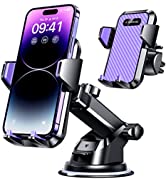VANMASS Car Phone Holder 2022, [60+ LBS Suction & Military Protection] Mobile Phone Holder for Ca...