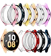 [2Pack] Neitra Diamond Case for Samsung Galaxy Watch 5 2022 & 4 2021 40mm Screen Protector, Glitt...