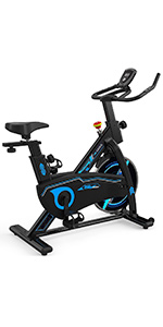 leikefitness Spinning Bike Ultra-Quiet Indoor Full-Body Exercise Gym 80400