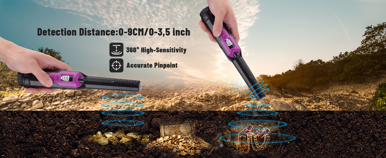 metal detector pinpointer metal detecting accessories bounty hunting adults junior kids