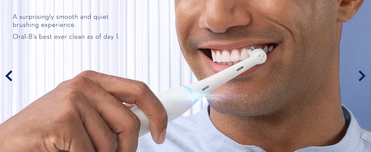 Oral-B iO7 smooth and quiet brushing experience