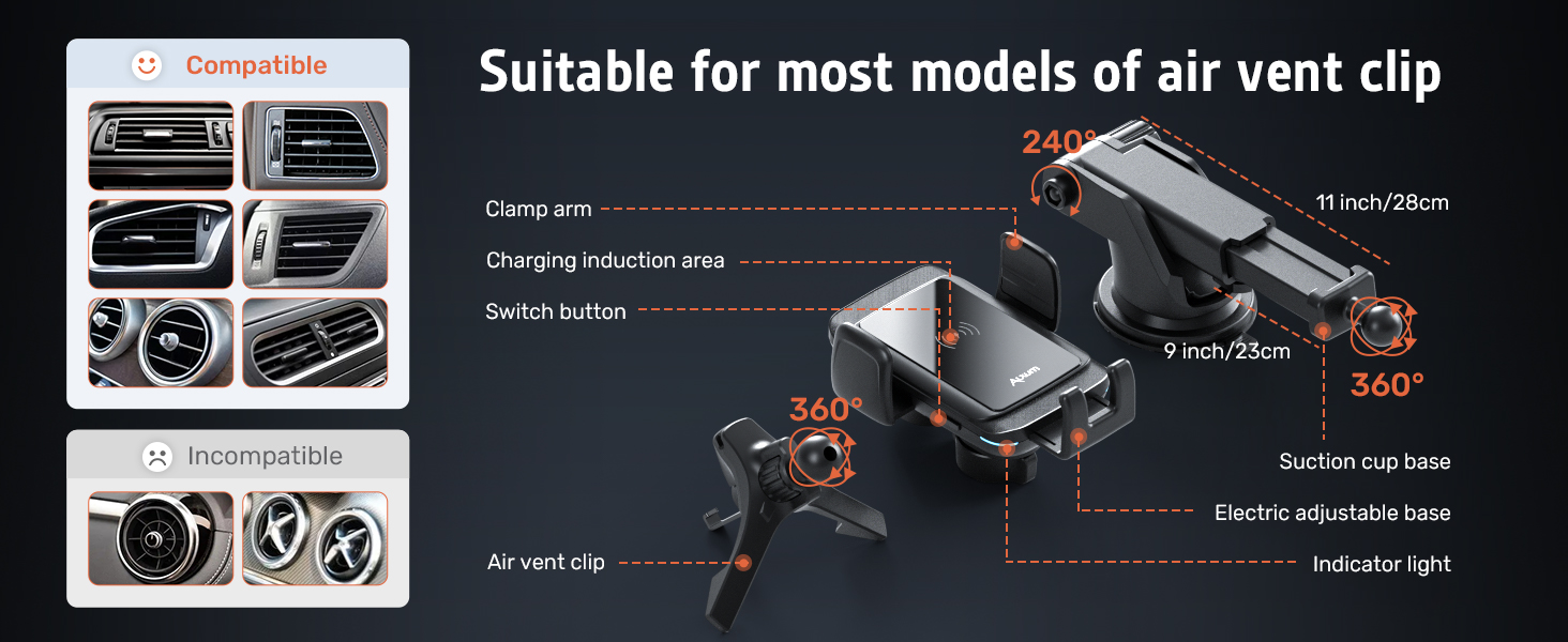 car qi wireless charger