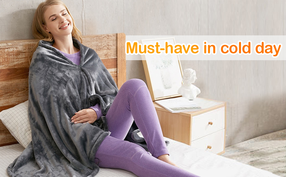 Electric USB Heated Shawl Blanket