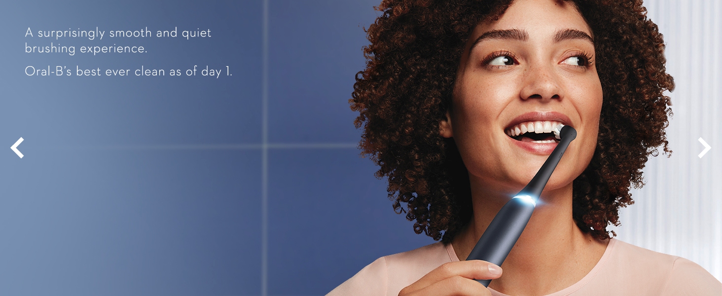 Oral-B iO9 smooth and quiet brushing experience