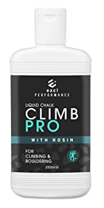 excl Liquid Climbing Chalk Pro with Rosin 250ml for Climbing and Bouldering.