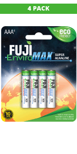Fuji AAA alkaline batteries 4 Pack