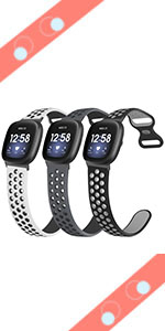 versa 3 straps silicone