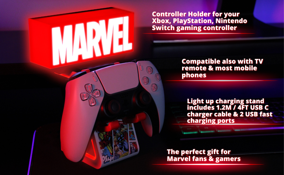 Cable Guys Ikons - with 2 fast charging USB ports. Adding extra function to your gaming display