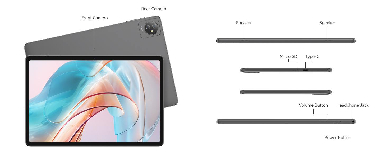 Tablet Android 12 Blackview Tab7 WIFI Tablets 10 Inch