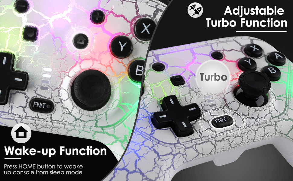 Unique Cracked Design PC Switch Pro Controller