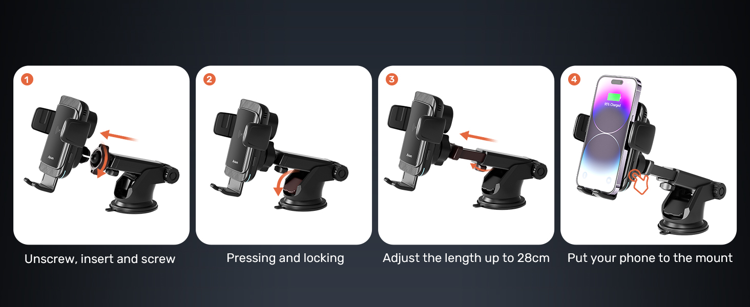 phone holder wireless