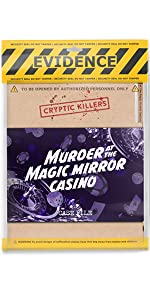 Murder Case File Mystery Folder Crime Solve Detective Game Fun Police Hunt Play Party
