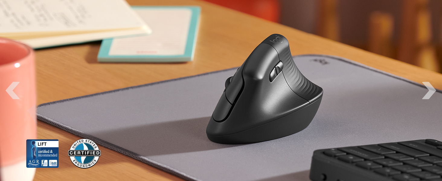 Logitech Lift Vertical Ergonomic Mouse