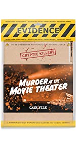 Murder Case File Mystery Folder Crime Solve Detective Game Fun Police Hunt Play Party