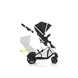 Duett 2 stroller, reversible seat unit