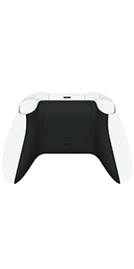  Black Soft Touch Custom Bottom Shell w/Battery Cover for Xbox Series S/X Controller